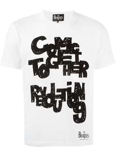 The Beatles X Comme Des Garçons футболка с принтом