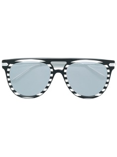 Calvin Klein 205W39nyc солнцезащитные очки в полоску