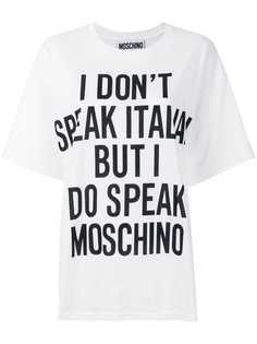 Moschino Pre-Owned футболка с принтом