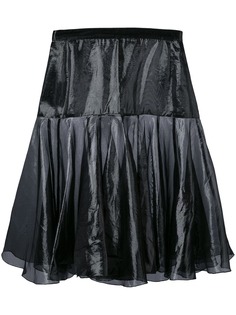 Krizia Pre-Owned расклешенная многослойная юбка