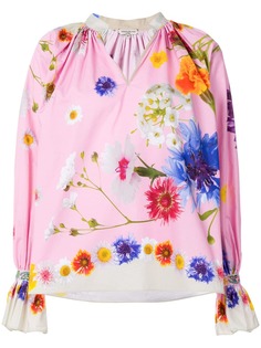 Natasha Zinko блузка с цветочным рисунком