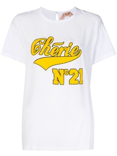 Nº21 футболка Cherie с перфорацией