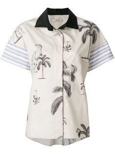 Odeeh рубашка с пальмами