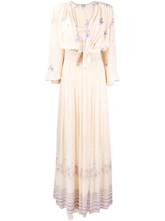 A.N.G.E.L.O. Vintage Cult платье с накидкой с цветочным принтом