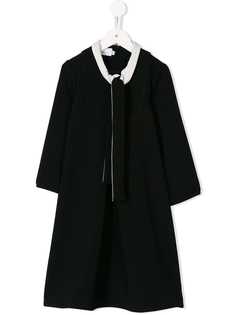 Señorita Lemoniez long-sleeve flared dress