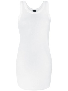 Ann Demeulemeester тонкая просвечивающая удлиненная майка