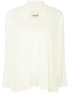 Max & Moi кардиган с бисерной отделкой