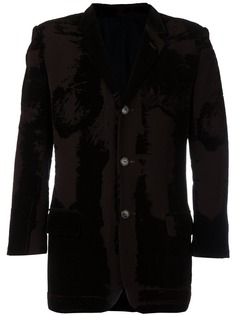 Jean Paul Gaultier Pre-Owned бархатный пиджак с выгоревшим эффектом