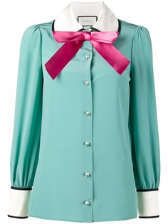 Gucci блузка с бантом