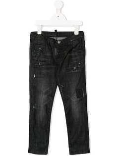 Dsquared2 Kids джинсы с рваными деталями