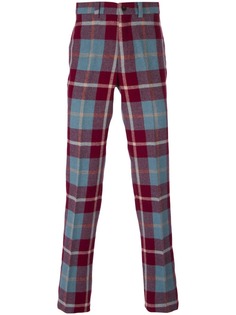 Jean Paul Gaultier Pre-Owned брюки прямого кроя в клетку
