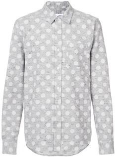 Odin классическая рубашка в горох