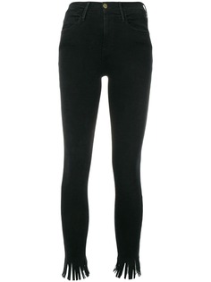 FRAME Le High Skinny Fringe trousers