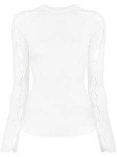 Zoe Jordan cut out detail jumper