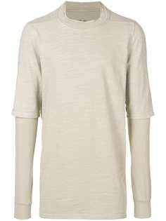 Rick Owens DRKSHDW джемпер с присборенными рукавами