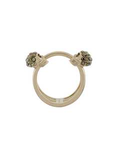 Alexander McQueen кольцо с декором из черепов