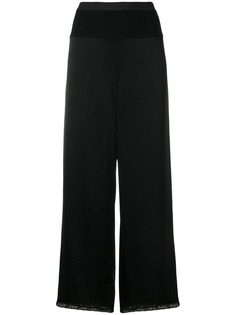 T By Alexander Wang укороченные брюки с кружевом