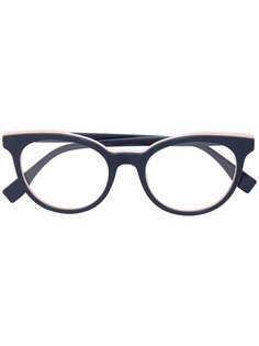 Fendi Eyewear очки в круглой оправе