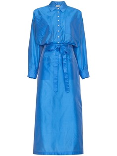 Attico платье-рубашка с завязкой