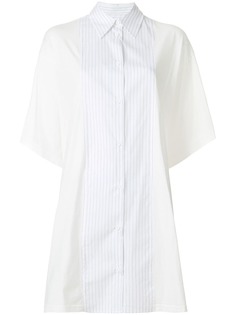 Mm6 Maison Margiela рубашка в тонкую полоску