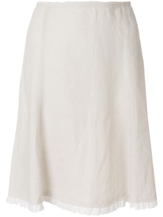 Prada Pre-Owned юбка A-образного силуэта с плиссированной отделкой