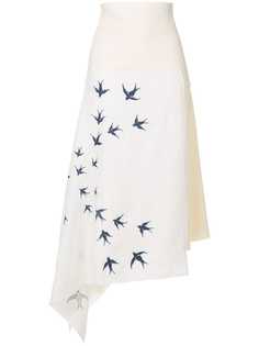 JW Anderson юбка с вышивкой