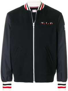 Moncler Gamme Bleu куртка-бомбер панельного дизайна