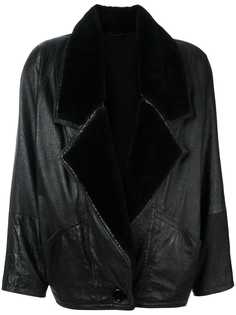 Versace Pre-Owned оверсайз-куртка с цигейкой