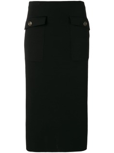 Givenchy юбка-карандаш с завышенной талией