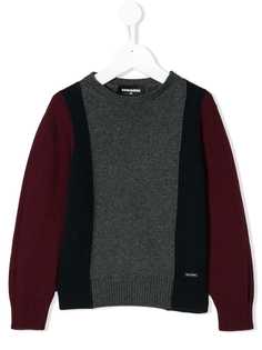 Dsquared2 Kids свитер дизайна "колор-блок"