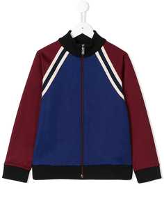 Gucci Kids куртка-бомбер в стиле колор-блок