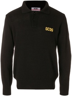 Gcds футболка-поло с вышитым логотипом