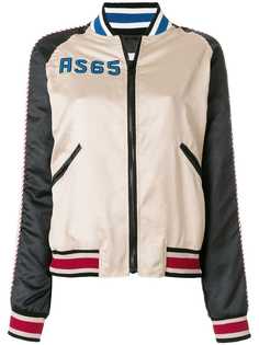 As65 куртка-бомбер колор-блок