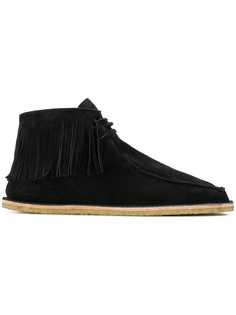 Saint Laurent ботинки с бахромой