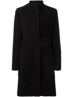 Jean Paul Gaultier Pre-Owned бархатное пальто с запахом