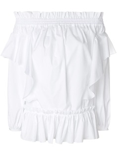 Alexander McQueen блузка с рюшами