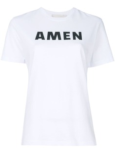 Amen футболка с принтом-логотипом