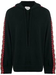 Laneus толстовка с капюшоном и контрастными деталями на рукавах