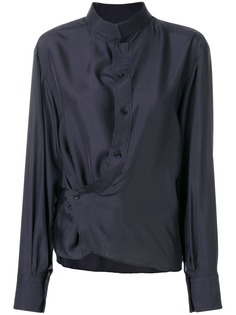 Lemaire рубашка со смещенной застежкой на пуговицы
