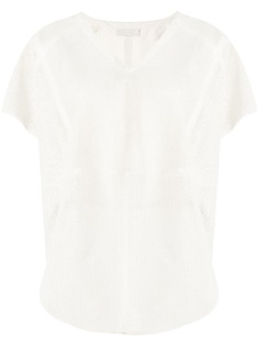 Drome блузка с перфорацией в стиле оверсайз