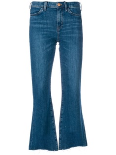 Mih Jeans расклешенные джинсы с необработанным низом