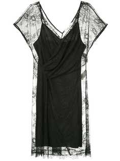 Diane von Furstenberg кружевное платье с V-образным вырезом