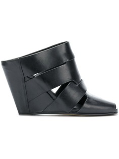 Rick Owens сабо на танкетке Lazarus