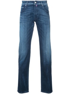 Jacob Cohen джинсы прямого кроя с вареным эффектом