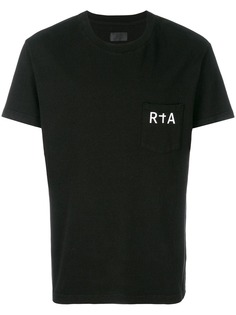 RtA футболка с нагрудным карманом с логотипом