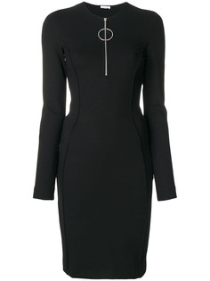 Mugler платье с горловиной на молнии