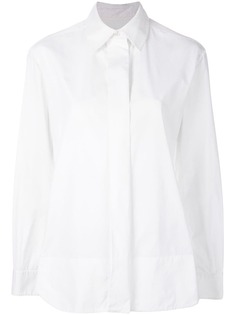 Yves Saint Laurent Pre-Owned рубашка с потайной застежкой спереди