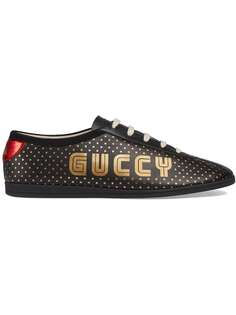 Gucci кроссовки Falacer с логотипом Guccy
