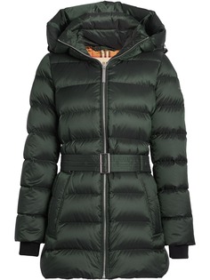Burberry дутое пальто с капюшоном