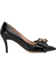 Gucci туфли-лодочки с бантом